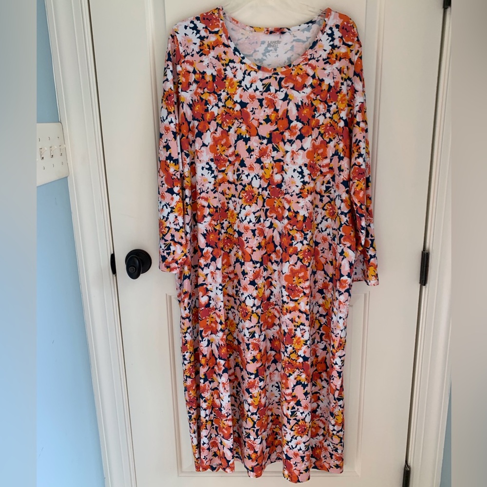Lands End 3x soft stretchy Dress